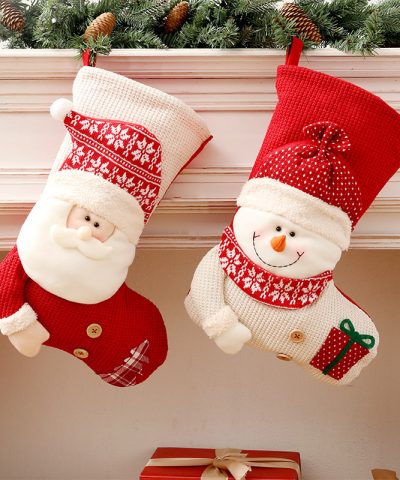 Christmas Decorations & Christmas Knitted Socks