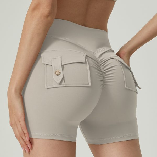 Pocket Fitness Sports Yoga Shorts - Image 7