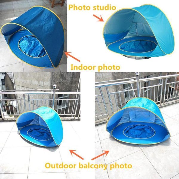 Baby Beach Tent Portable Shade Pool UV Protection Sun Shelter For Infant Outdoor Toys Child Swimming Pool Play House Tent Toys - Image 10