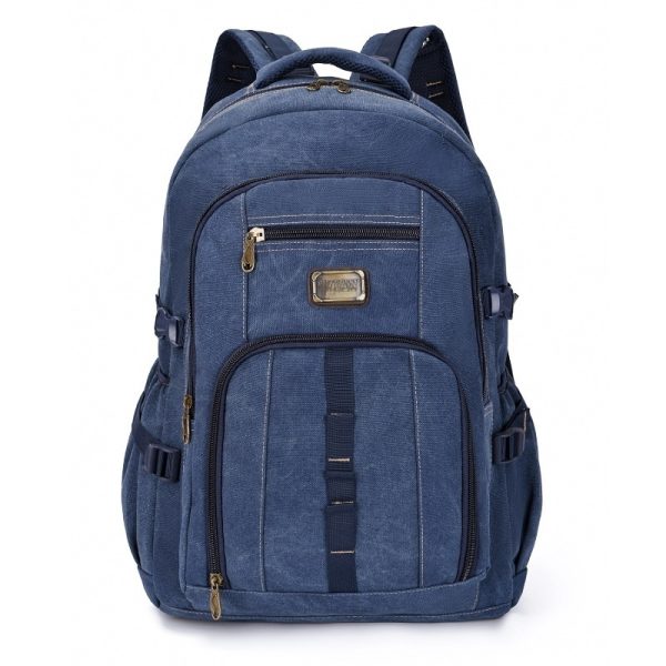 Durable Large Capacity Canvas Backpack Retro Computer Backpack Travel & Outdoor Sports - Image 5