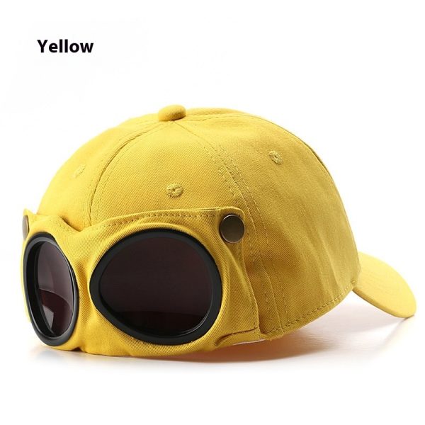 Pilot Hat Personalized Glasses Peaked Cap Male Sunglasses Sunshade Spring And Summer All-match - Image 8