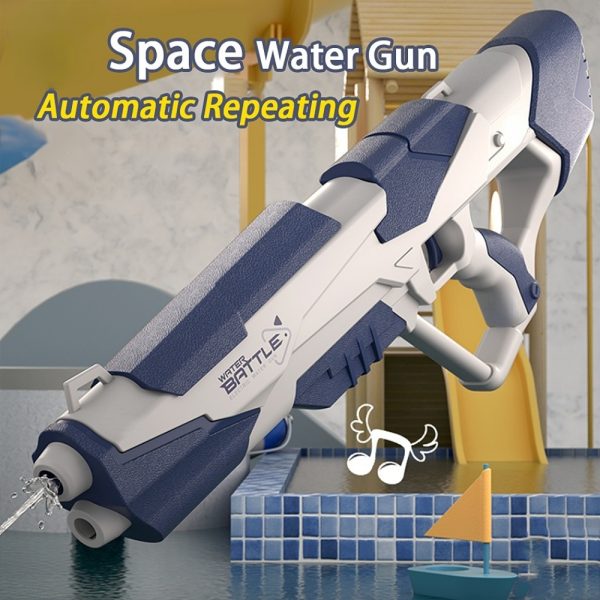 Space Water Gun Electric Automatic Water Absorption Water Fights Toy Outdoor Beach Swimming Pool Bath Toys For Children Kid Gift - Image 2