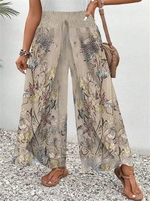 European And American Fashion Positioning Printed Casual Loose Wide-leg Pants - Image 6