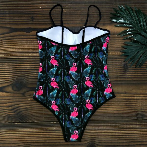 Swimming Women One-Piece Swimwear Bikini Suit - Image 3