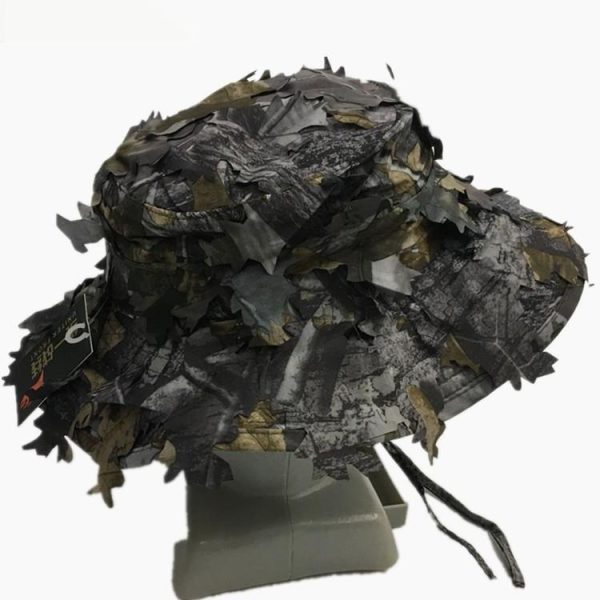 New Chinese Bionic Outdoor Military Fan Dome Camouflage Hat - Image 3