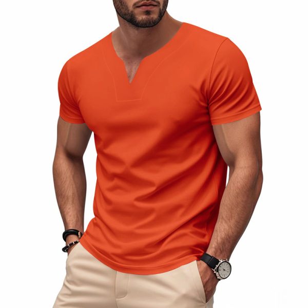 Quick-drying Skin-friendly Loose Solid Color Short Sleeve - Image 2