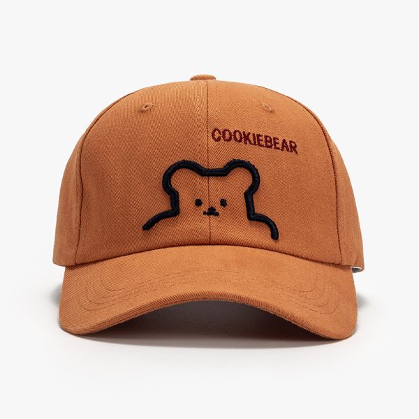 Men's Outdoor Sun Protection South Korea Cute Bear Baseball Cap - Image 3