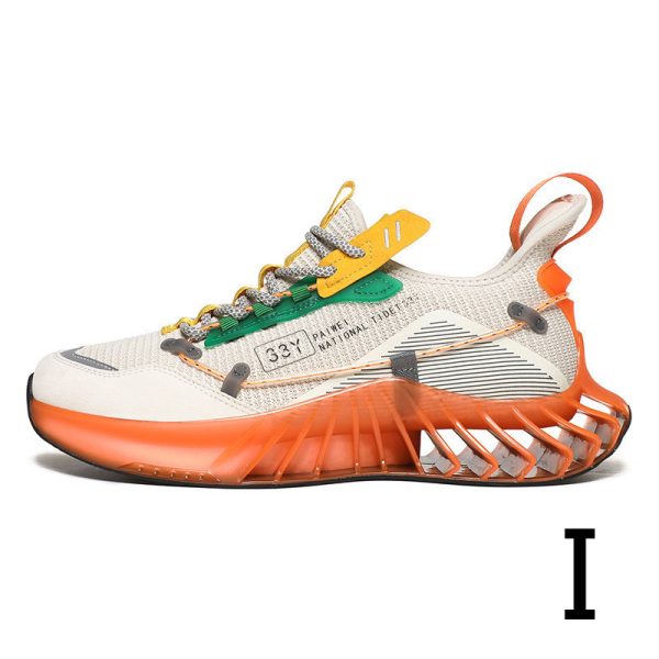 Men's Casual Youth Single Net Shoes Colorful Sports Tide - Image 9