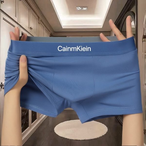 Solid Color Men's Underwear Comfortable Soft Boxers - Image 7