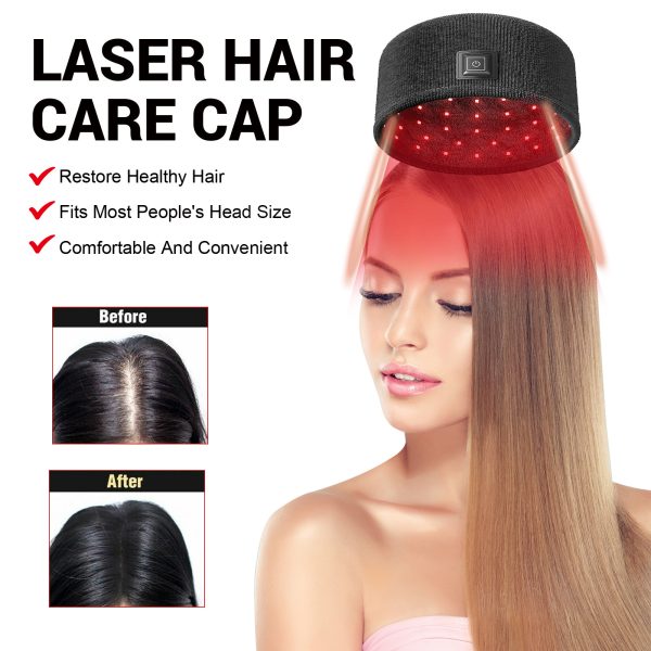 Houkea Dense Toupee Hair Repair Manic Thick Hairline Fixation Head Massage Care Heating Cap - Image 2