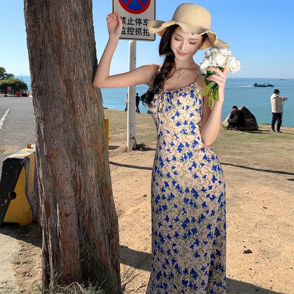 French Vacation Style Beach Dress - Image 2