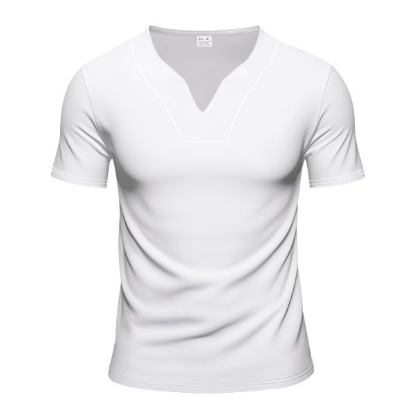 Quick-drying Skin-friendly Loose Solid Color Short Sleeve - Image 6