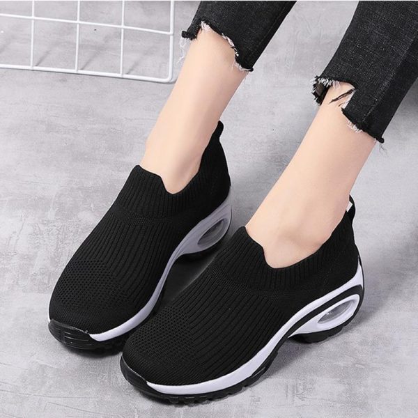 Sneakers Women Air Cushion Mesh Breathable Running Sports Shoes - Image 5