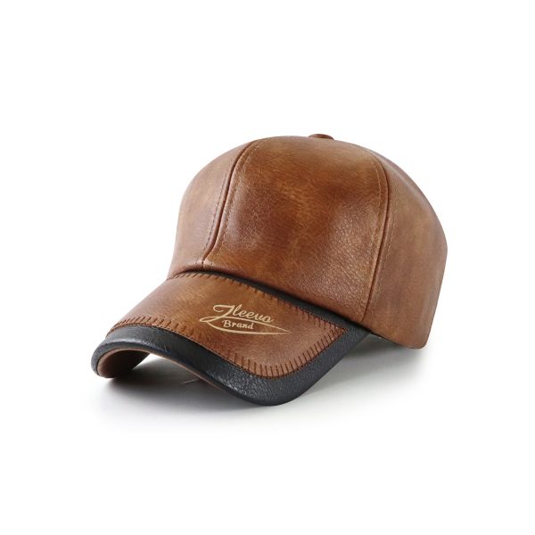 PU Washed Baseball Cap Hat - Image 3