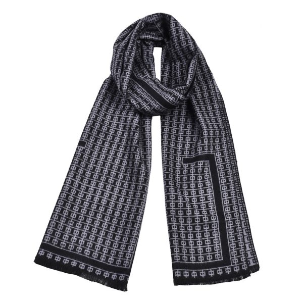 Double-sided Thick Warm Korean Men's Knitted Scarf - Image 7