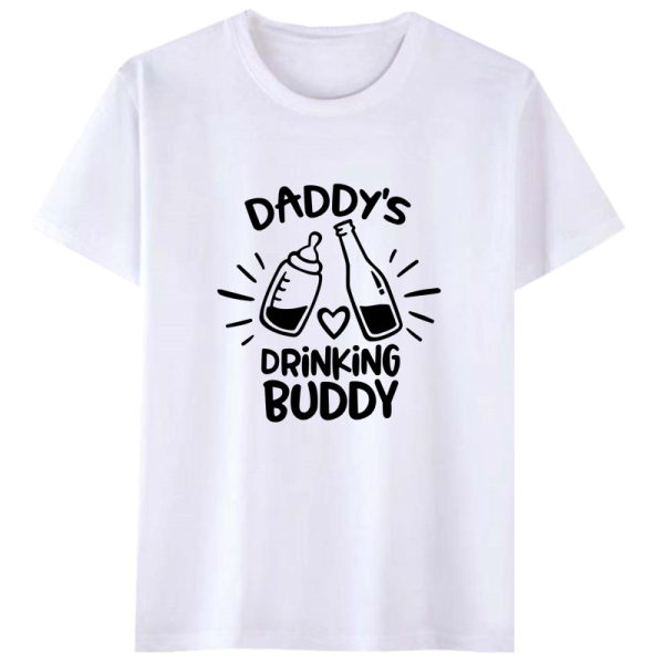 Cute And Funny Father And Son T Shirt Parent Child Top Short Sleeve - Image 4