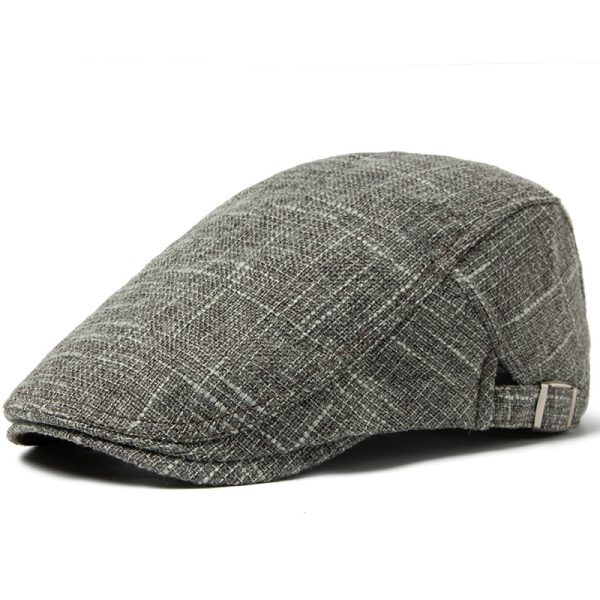 Men's Breathable Retro Casual Cotton And Linen Beret - Image 7