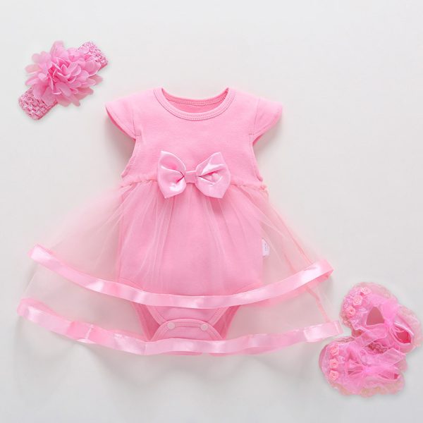 New Baby Girl Birthday Princess Dress - Image 3