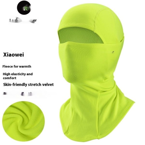 Outdoor Keep Warm And Windproof In Winter Mask Outdoor Fleece Scarf Cold-proof Haze-proof Riding Hat - Image 9