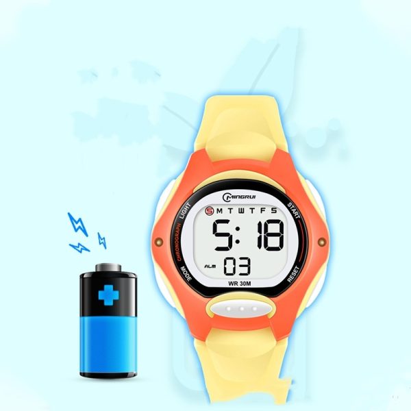 Electronic Watch Girls' Sports Waterproof Luminous Alarm Clock Exam - Image 2