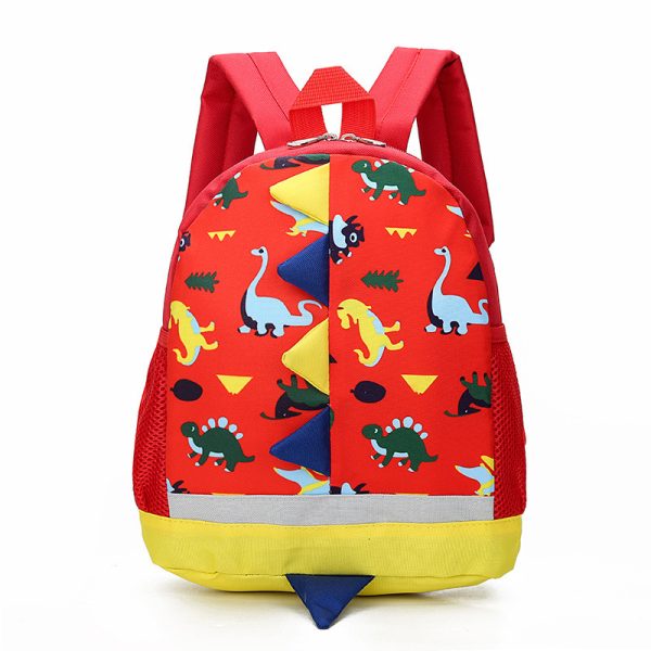 Cartoon Dinosaur Children Bag Kindergarten Children School Bag - Image 4