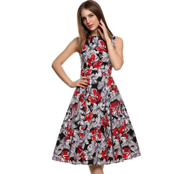 Vintage print dress - Image 6