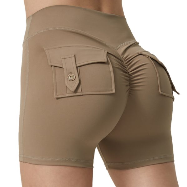 Pocket Fitness Sports Yoga Shorts - Image 2