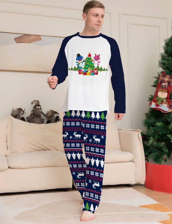 Family Matching Christmas Pajamas Set Xmas Long Sleeve Sleepwear Nightwear For Couples Kids Baby - Image 5