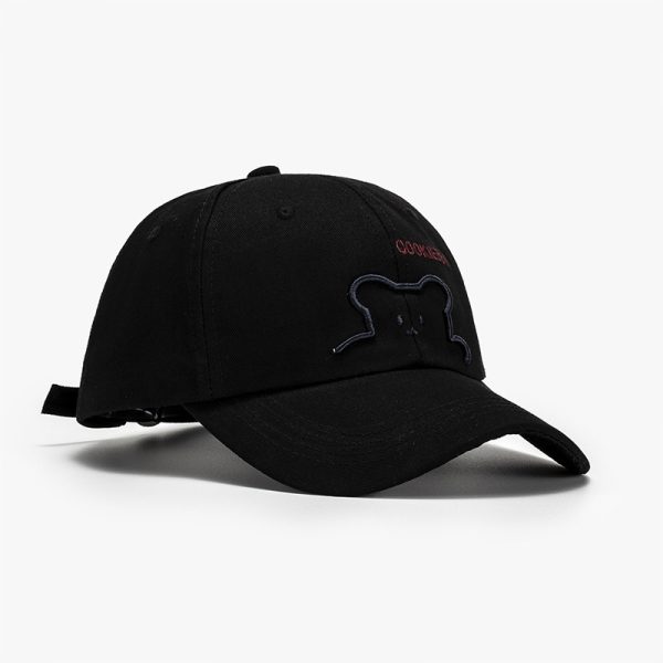 Men's Outdoor Sun Protection South Korea Cute Bear Baseball Cap - Image 6