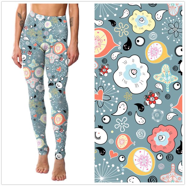 Personalized Digital Printing Kitten Leggings - Image 6