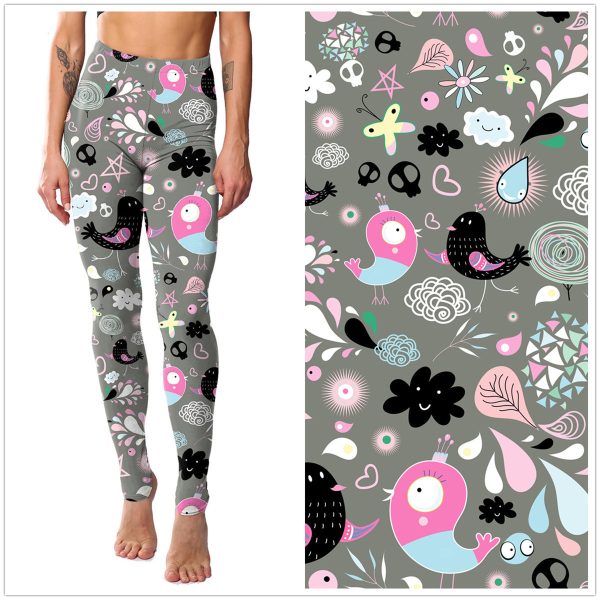 Personalized Digital Printing Kitten Leggings - Image 7