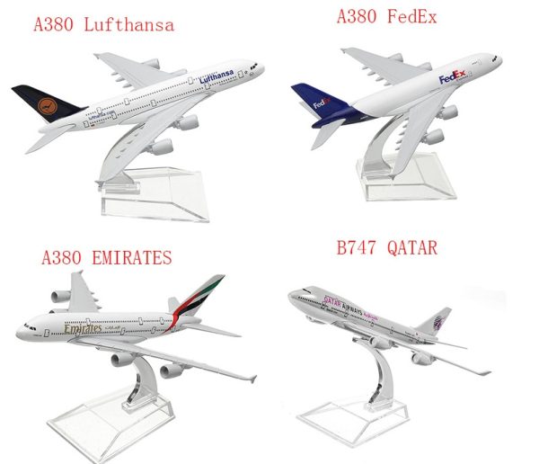 Civil Aviation Aircraft Model Alloy International Airbus Model Simulation Office Aircraft Model Decoration - Image 6