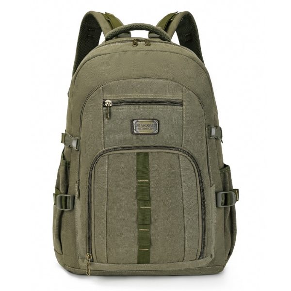 Durable Large Capacity Canvas Backpack Retro Computer Backpack Travel & Outdoor Sports - Image 10