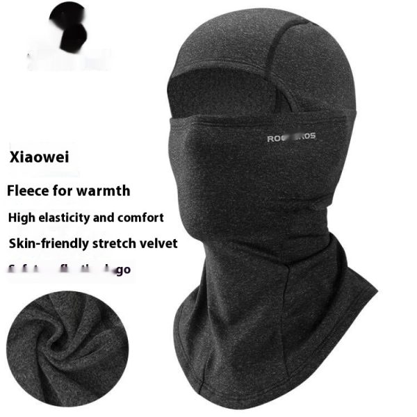 Outdoor Keep Warm And Windproof In Winter Mask Outdoor Fleece Scarf Cold-proof Haze-proof Riding Hat - Image 8