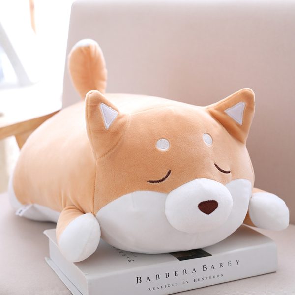 36cm 55cm Cute Fat Shiba Inu Dog Plush Toy Stuffed Soft Kawaii Animal Cartoon Pillow Lovely Gift For Kids Baby Children Gifts - Image 3