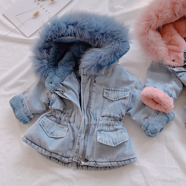 Girl denim coat - Image 2