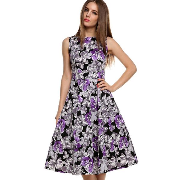 Vintage print dress - Image 7