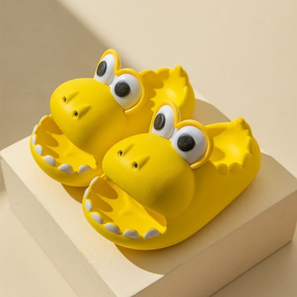 Kids Dinosaur Slippers Wholesale Summer Cartoon Parent Child Outdoor Home EVA Sandals Women Men Kids Cute Slippers Baby Shoes - Image 9