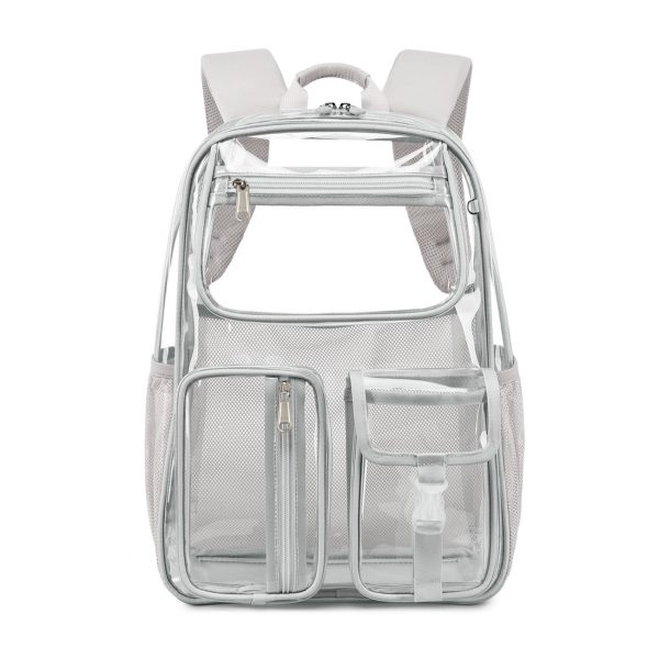 Transparent Jelly Pack Middle School Student Schoolbag Large Capacity Backpack - Image 5