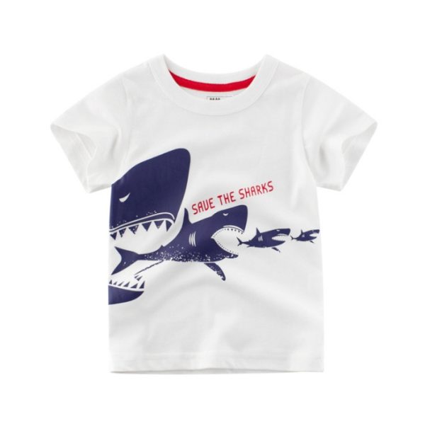 Children's Wear Summer New Korean Children's Boys Cotton T-shirt Men's Treasure In Children's Short Sleeves - Image 8