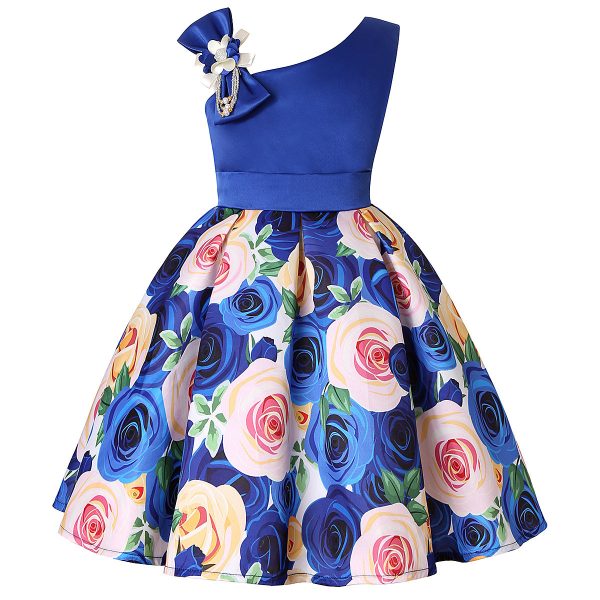 Girls' Dresses Girls' Princess Dresses Digital Print Children's Dresses - Image 6