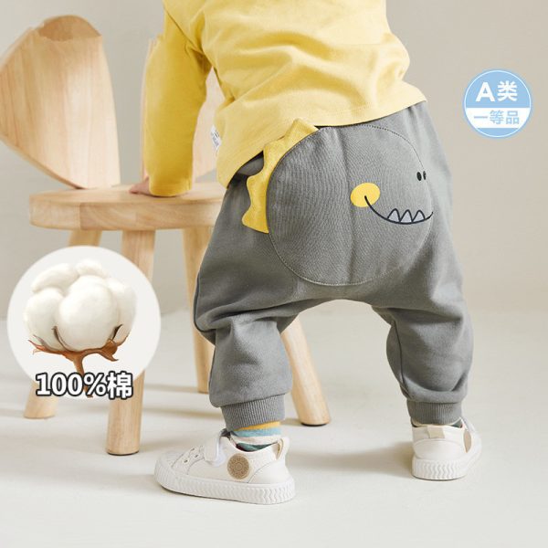 Baby Pants Baby Pp Pants Children'S Clothing Spring And Autumn Pure Cotton - Image 3