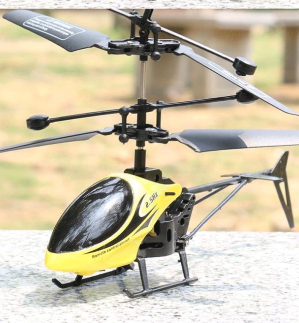 Mini Remote Control Airplane Helicopter Fall Resistant Electric Drone - Image 2