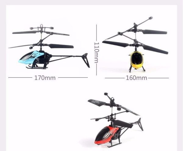 Mini Remote Control Airplane Helicopter Fall Resistant Electric Drone - Image 4