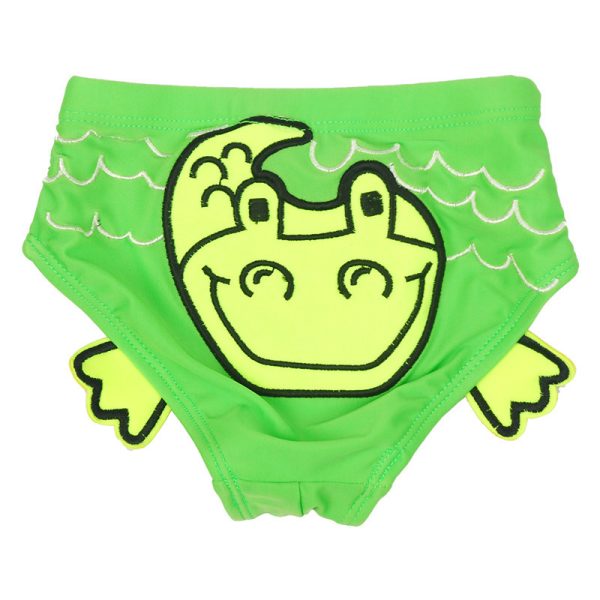 Baby Swimming Trunks Cute Embroidered Double Deck 1-3 Year Old Boys And Girls Learn Swimming Briefs Bathing Suit - Image 2