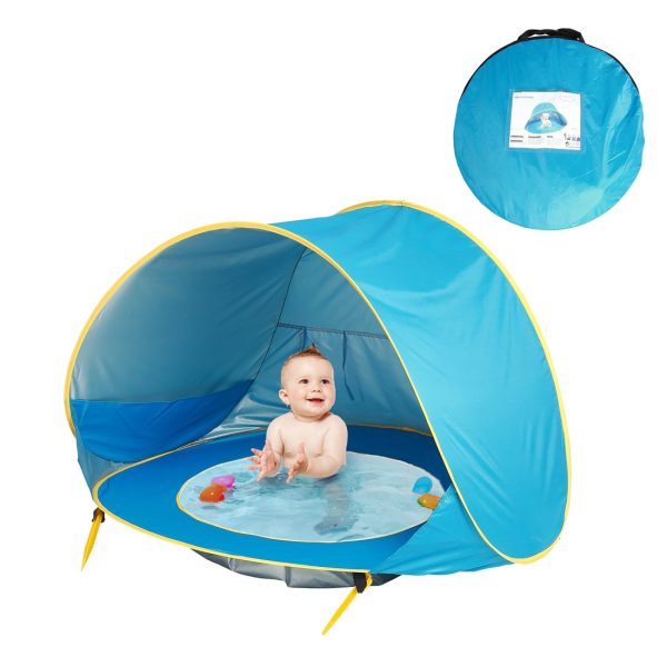 Baby Beach Tent Portable Shade Pool UV Protection Sun Shelter For Infant Outdoor Toys Child Swimming Pool Play House Tent Toys - Image 5