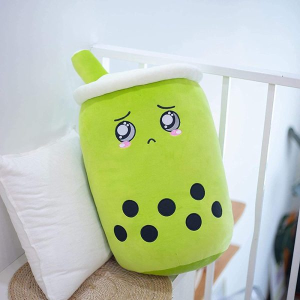 Cute Fruit Drink Plush Stuffed Soft Strawberry Milk Tea Plush Boba Tea Cup Toy Bubble Tea Pillow Cushion Kids Gift - Image 10