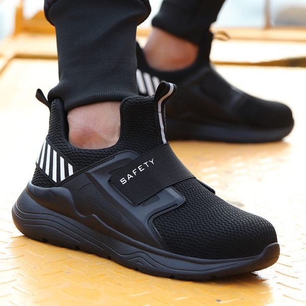 Cross-border Labor Insurance Shoes Steel Toe Cap Summer Breathable, Deodorant, Light, Smash-resistant And Stab-resistant Casual Shoes - Image 3