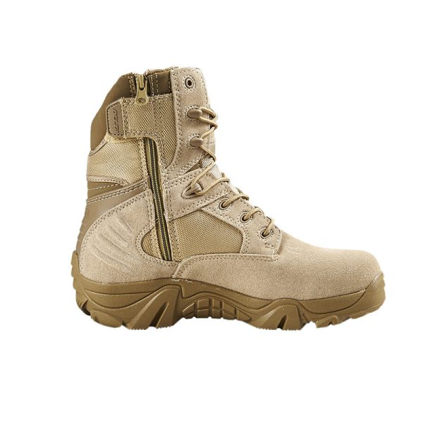 Delta High-Top Training Boots Mountaineering Combat Tactical Boots Special Forces Cowhide - Image 3