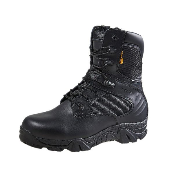 Delta High-Top Training Boots Mountaineering Combat Tactical Boots Special Forces Cowhide - Image 2